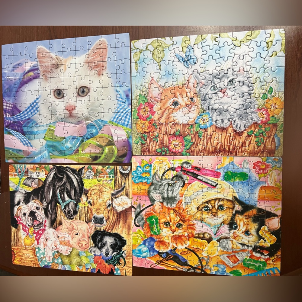 4 puzzles - Picture 2 of 6